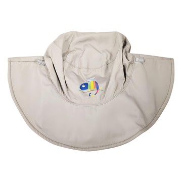 台灣BrilleBrille UPF50+ 兒童雙面防曬帽  忍法 變色流 米色  頭圍(46~56cm) 繩長(56.5cm)