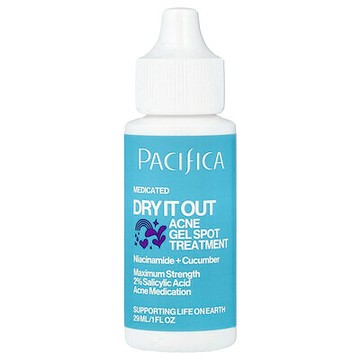 Pacifica, Dry It Out，痤瘡凝膠斑點護理劑，特強型，1 液量盎司（29 毫升）