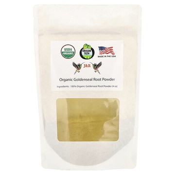 J&R Port Trading, 有機白毛茛根粉，4 盎司