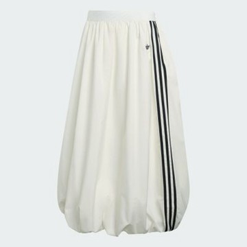 Adidas 愛迪達 Balloon L Sk KE3441 女 長裙 白 蓬鬆 柔軟 燈籠長裙