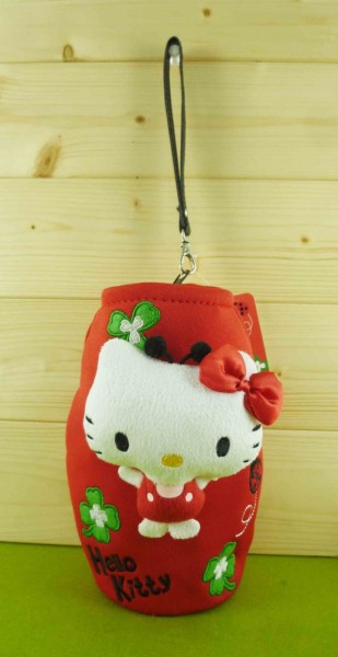 【震撼精品百貨】Hello Kitty 寶特瓶套-紅色【共1款】