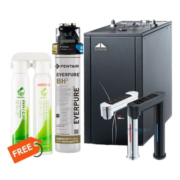 【宮黛GUNG DAI】GD-600櫥下型觸控式雙溫飲水機【EVERPURE BH²淨水系統｜贈快拆式前置過濾組｜三段式溫度設定】【贈全台安裝】