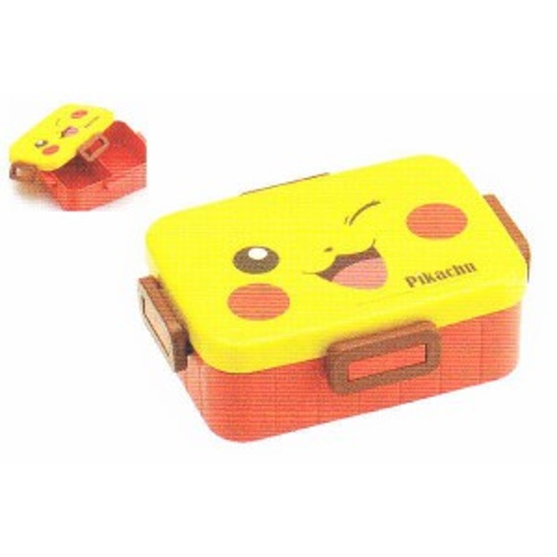 日本製 ポケットモンスター 4点ロックランチボックス ピカチュウフェイス ピカチュウ ポケモン ゲーム アニメ お 通販 Lineポイント最大1 0 Get Lineショッピング