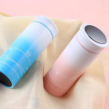 304不銹鋼保溫杯女ins水杯男簡約清新杯子學生韓版文藝密封情侶杯