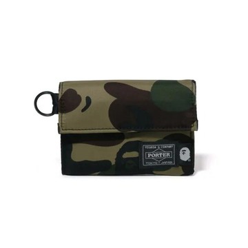 AirRoom 正品現貨 2025AW A BATHING APE 聯名 迷彩 錢包 皮夾 短夾 1L73-190-90