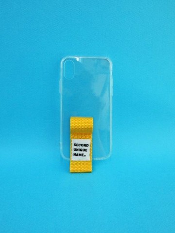 Sun Case Finger Clear Yellow Jelly Case