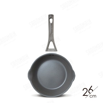 【仙德曼SADOMAIN】銀雪日本大金不沾平炒鍋 26cm AG326