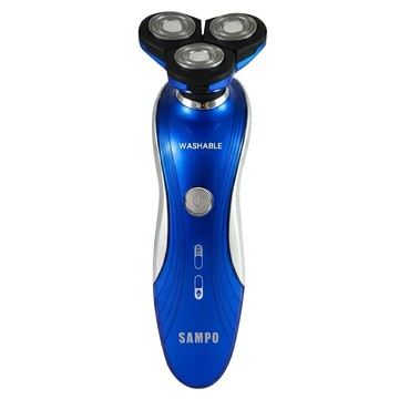 SAMPO 聲寶 水洗式3D浮動3刀頭電鬍刀  EA-Z1901WL  深藍色