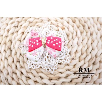 時尚蝴蝶結髮夾 髮飾 兒童髮飾 韓版髮飾-10入套組