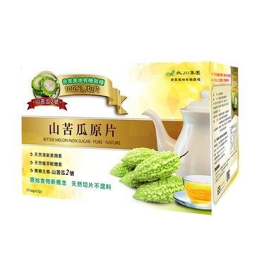 [長榮生醫]奇萊美地山苦瓜原片茶15包入X6盒