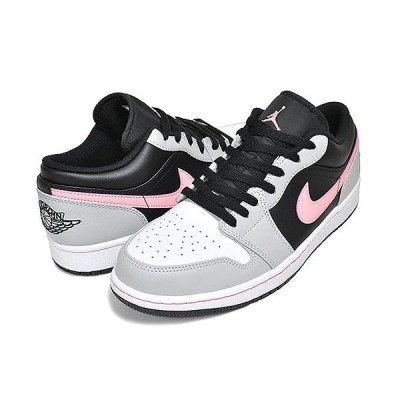 ナイキ エアジョーダン 1 ロー NIKE AIR JORDAN 1 LOW black/bleached ...