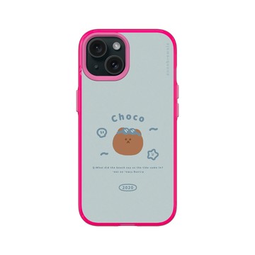 iPhone 15 Clear 粉漾桃 - 布朗尼 annnbrownie - 冷笑話熊