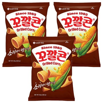 Kokkal Corn 玉米脆角 烤玉米味  67g  3包