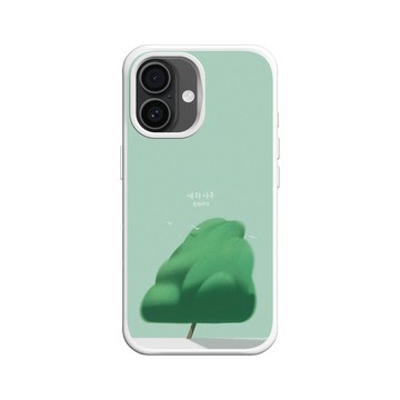 iPhone 16 SolidX 白 - ENHO - 鳥與樹・靜