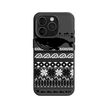 iPhone 16 Pro SolidX 黑 - 花生騷 WasangShow - 五原素海洋經典圖騰