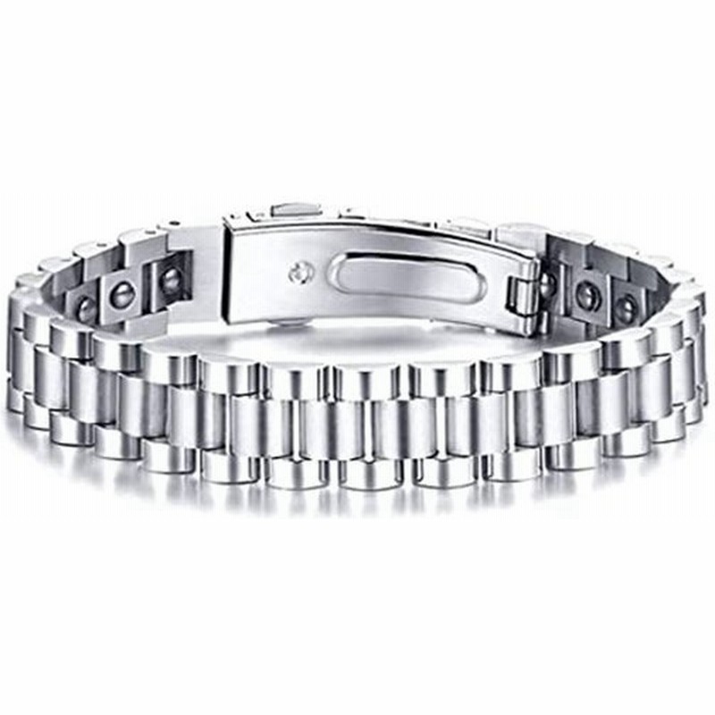 Rockyu ジュエリー 人気ブランド 磁気ブレスレット メンズ シルバー チタン シルバー ゲルマニウム 静電気除去 抗疲労 磁気ブレスレ 通販 Lineポイント最大0 5 Get Lineショッピング