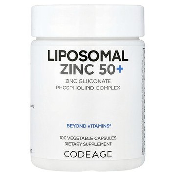 Codeage, 檸檬酸鋅 50+，100 粒素食膠囊（每粒 50 毫克）