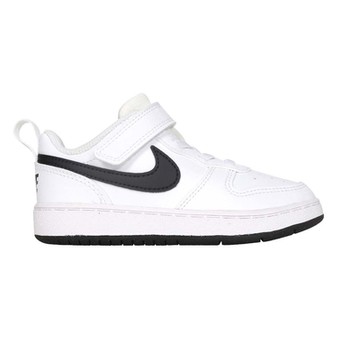 NIKE COURT BOROUGH LOW RECRAFT-TD 男女小童運動鞋 DV5458-104 白黑
