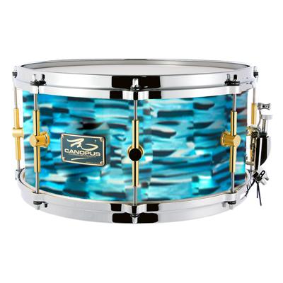 The Maple 8x14 Snare Drum Turquoise Oyster