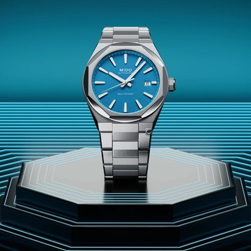 MIDO 美度錶 Multifort 8 One Crown 機械腕錶 男錶 女錶-40mm 藍 M0555071104100