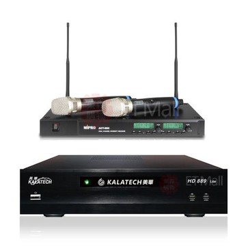 美華 HD-889 Lite版 卡拉OK電腦點歌機 4TB+MIPRO ACT-880無線麥克風