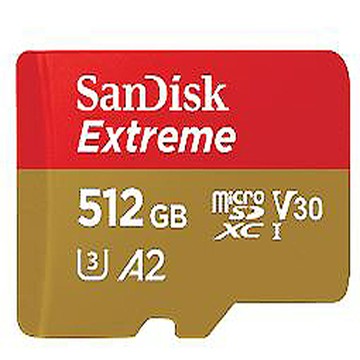 SanDisk Extreme microSDXC UHS-I(V30)(A2) 512GB 記憶卡(公司貨)