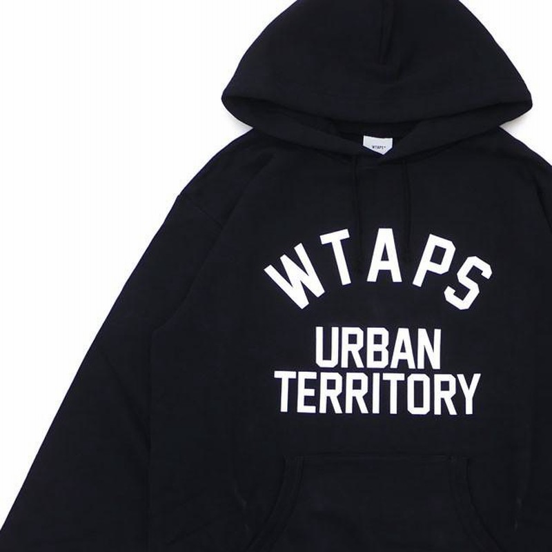 ダブルタップス WTAPS WUT スウェットパーカー BLACK ブラック 黒