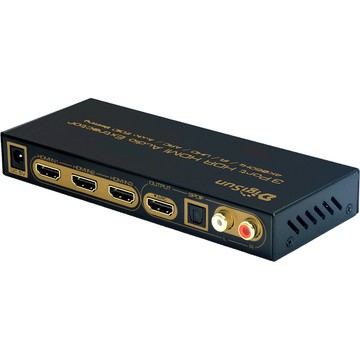 DigiSun AH231U 4K 3x1 HDMI 2.0 三進一出切換器+音訊擷取器 (SPDIF + L/R)