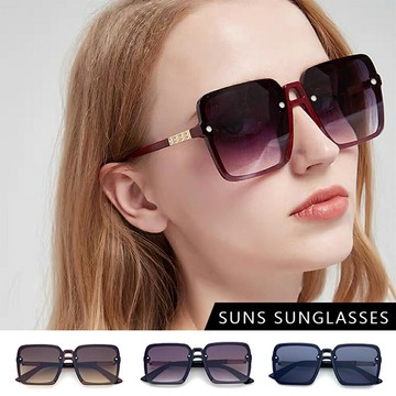 歐美方框墨鏡 素顏神器 流行太陽眼鏡 大框顯小臉 抗紫外線UV400 檢驗合格