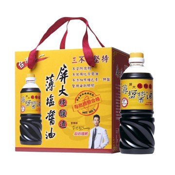 屏大薄鹽醬油710ml x 6瓶
