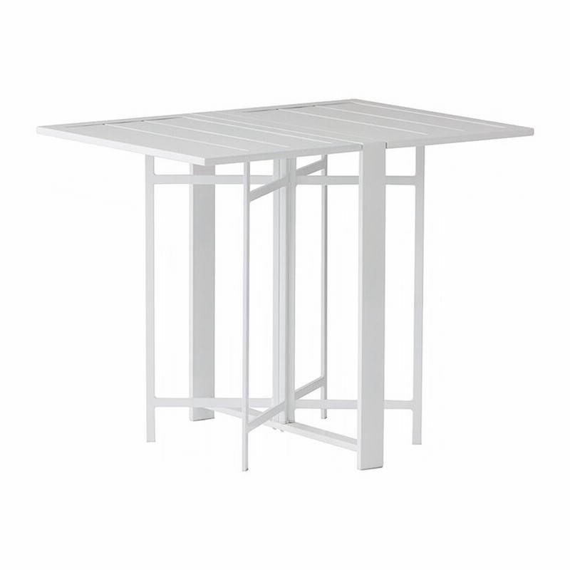 STELLAガラスフォールディングテーブルBK/DBR/PK/WH