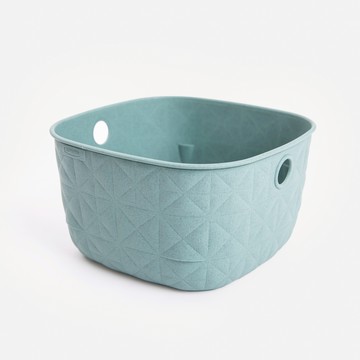 CURVER SOFTEX提把收納籃 S 清新綠