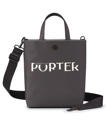 【PORTER INTERNATIONAL】父親節限定7折★GAP 手提包 11754-007(咖啡色/卡其綠)