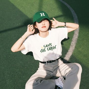 【現貨！台灣發貨】純棉短袖！夏季透氣舒適短袖上衣女 韓系上衣 寬鬆大尺碼女裝 夏季百搭上衣 100%純棉高品質設計感上衣