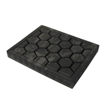 六角核心健身平衡墊 50x40x6cm(HBP-0405黑灰大理紋/核心訓練/訓練平衡)
