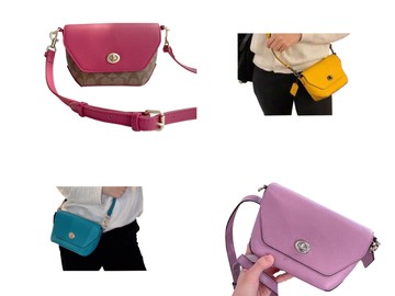 coach 方包小容量國際正版保證進口防水防刮皮革材質品證購證塵套提袋等候10-15日