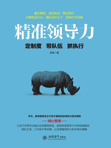 【電子書】精准领导力：定制度 带队伍 抓执行