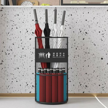 北歐雨傘架簡約收納商用酒店商場門口放傘桶家用輕奢LOGO酒店民宿 雙11全館免運