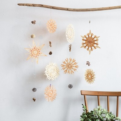 ドイツの伝統的オーナメント 経木で作る ストロースターキットの会 フェリシモ Felissimo 通販 Lineポイント最大1 0 Get Lineショッピング