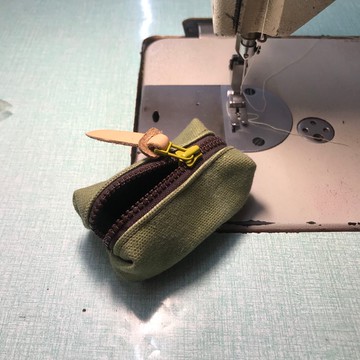 Sienna石洗帆布掌心零錢包