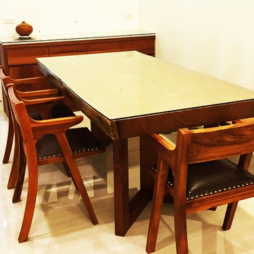 【吉迪市100%全柚木家具】RPCH016B 柚木原木餐桌椅 休閒椅 椅子