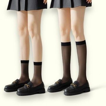 現貨在台｜夏季薄款天鵝絨透氣彈性絲襪 涼感降溫 女襪