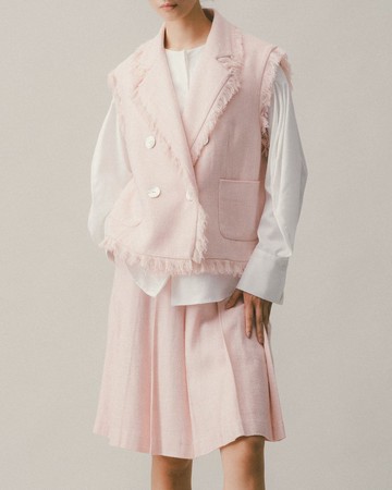 UUIN_粉紅呢褲裙