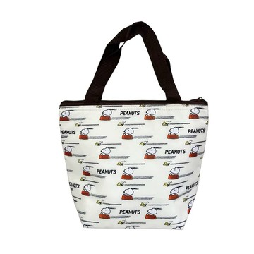 Snoopy 保溫袋 保冷袋 便當袋 奶瓶 保冰 保溫 手提袋 保溫 餐袋 提袋 小花 兒童餐具 午餐袋