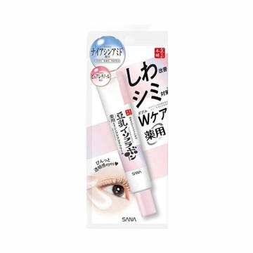 白莎娜豆乳美肌潤澤亮眼眼霜 20g 改善細紋、提亮眼周  1件