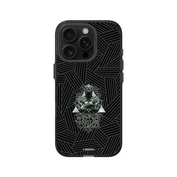 iPhone 16 Pro Clear (相機按鈕) 酷墨灰 - 迪士尼-漫威 Marvel - 黑豹-Wakanda Forever