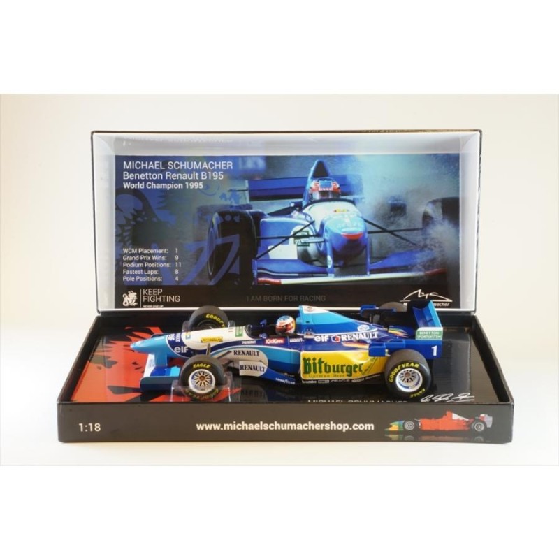 ミニチャンプス 1/18 ベネトン ルノー B195 No.1 1995 F1 ワールド