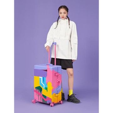 【玩秀】網紅同款行李箱女旅行箱登機箱輕便小型20寸萬向輪箱