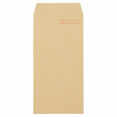 再生紙クラフト封筒　長３〒７０ｇ１００枚　4123-2163　カウネット　