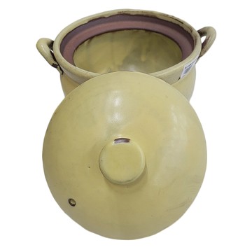 萬古 窯變黃6號深鍋  1個